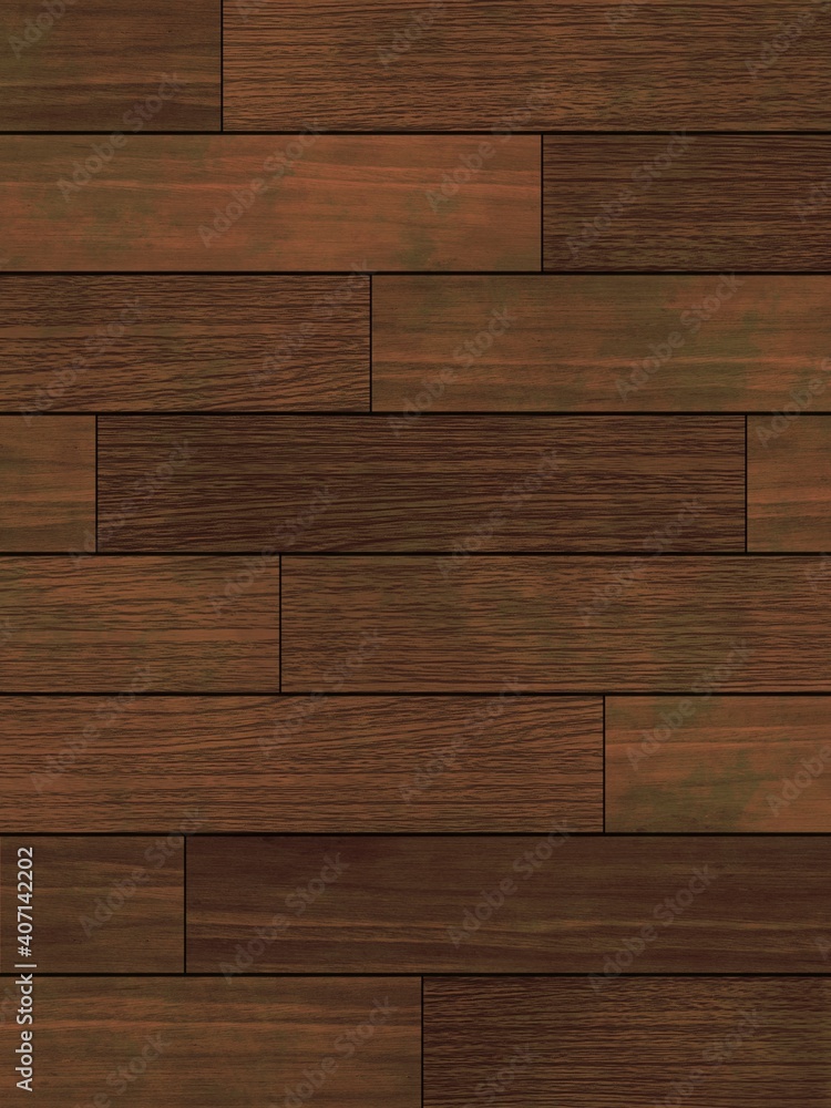 Obraz premium こげ茶色の木の板の背景素材 no.02