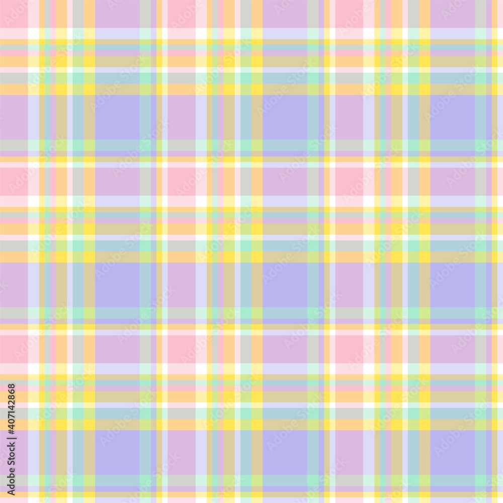 Plaid seamless pattern. Vector background of textile ornament. Flat fabric design. Plaid seamless pattern. Vector background of textile ornament. Flat fabric design.