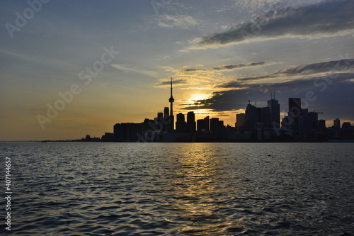 Toronto Skyline, sunset time