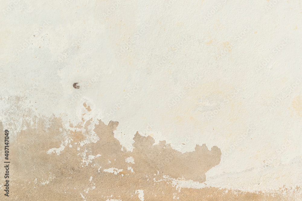 Old white wall surface has peeling marks. Old white wall surface has peeling marks.