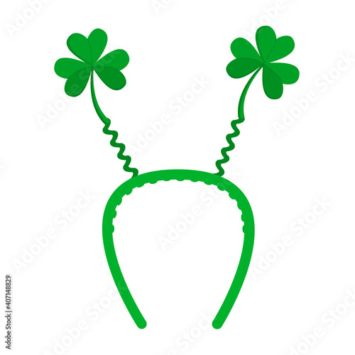 Vector head band for St. Patrick's Day.