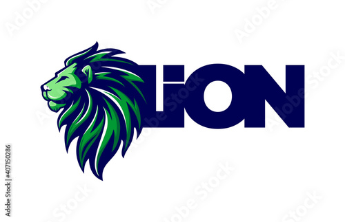 lion vector illustration logo