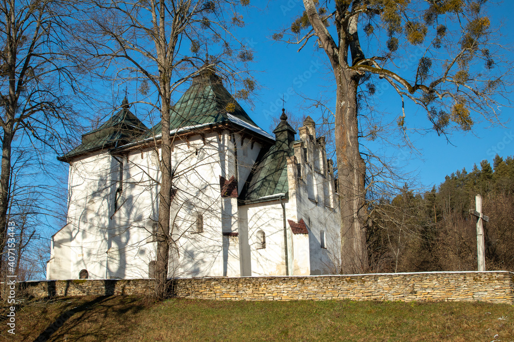 A defensive orthodox church in Posada Rybotycka