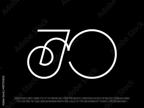 Modern professional logo monogram JO in business theme