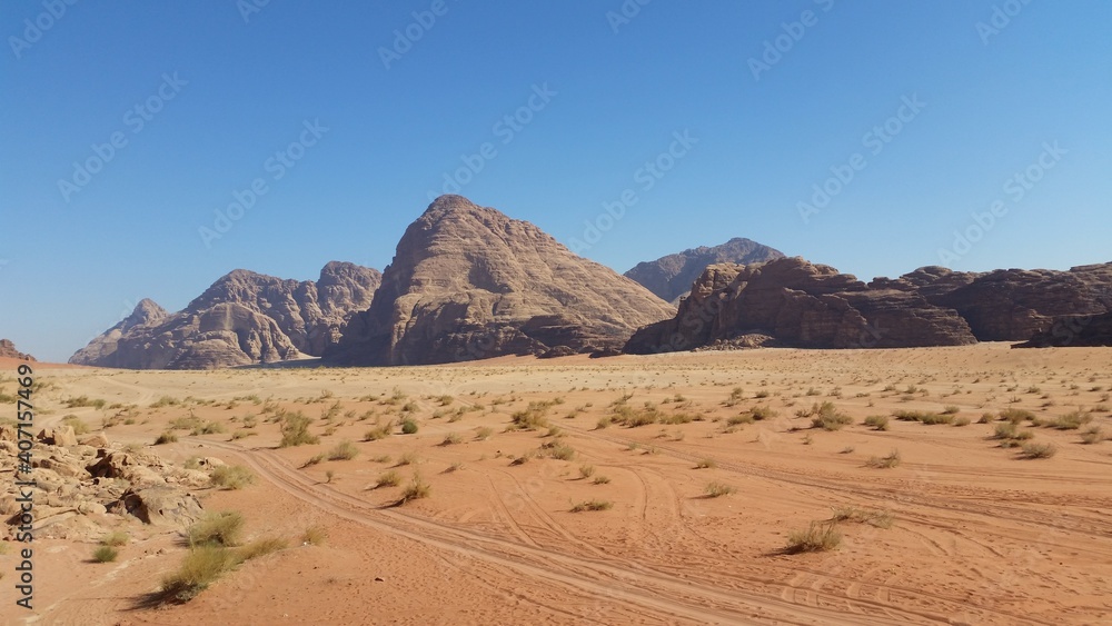 Wadi Rum in Jordanien Wadi Rum in Jordanien