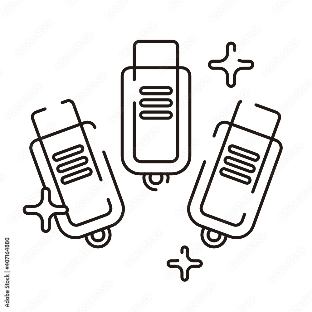 Computer Hardware Icons. Vector Illustration. Computer Hardware Icons. Vector Illustration.