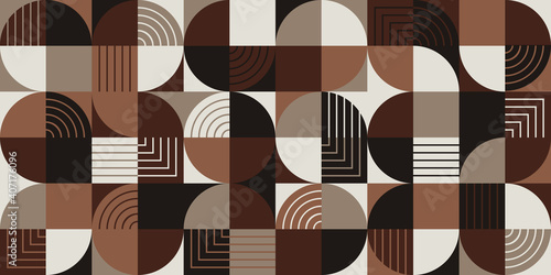 Abstratct retro geometric vector background
