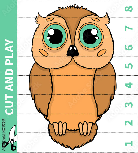 Children board animal game cut and play for number in place for preschoolers and primary school students worksheets.Page read and match for kids educational book.