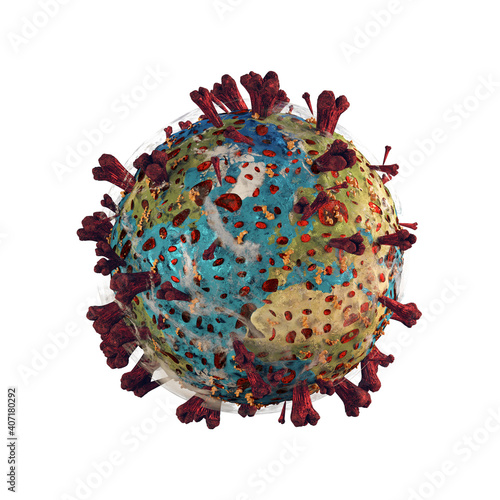 Coronavirus covid-19 planet...