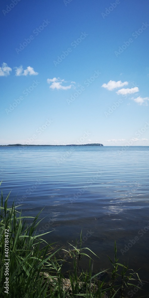 Blick auf die Ostsee von Lauterbach auf Rügen