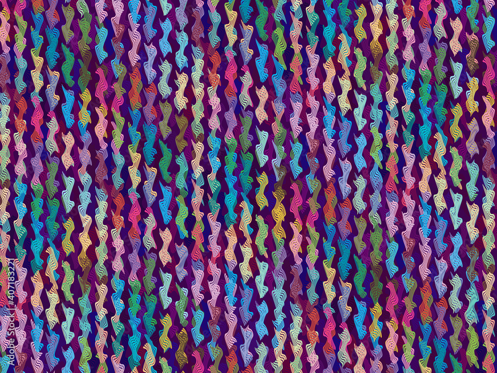 Abstract vintage fabric pattern for various design background.