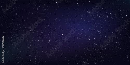 Star and star dust in deep universe. Abstract space background. Vector illustration. photo
