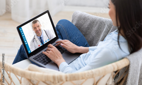 Obraz na plátně Telemedicine concept