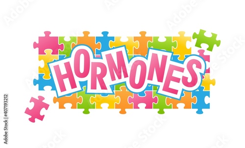 human hormones collected from puzzles