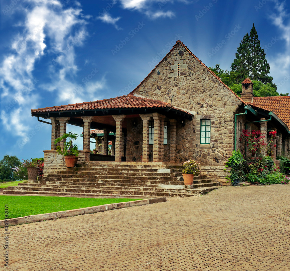 Fototapeta premium African lodge