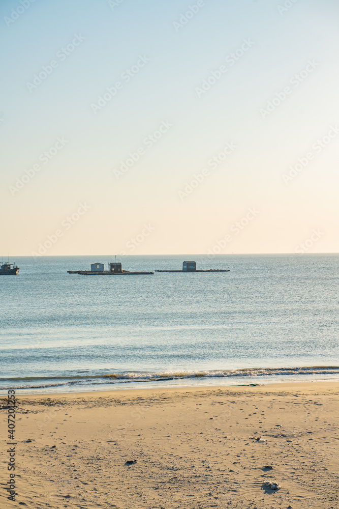 The beach at the coastline in Nan'ao island, Guangdong province, China.