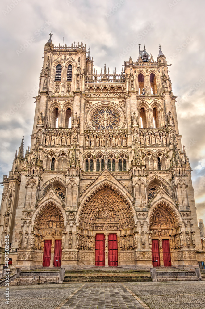 Amiens Cathedral, HDR Image