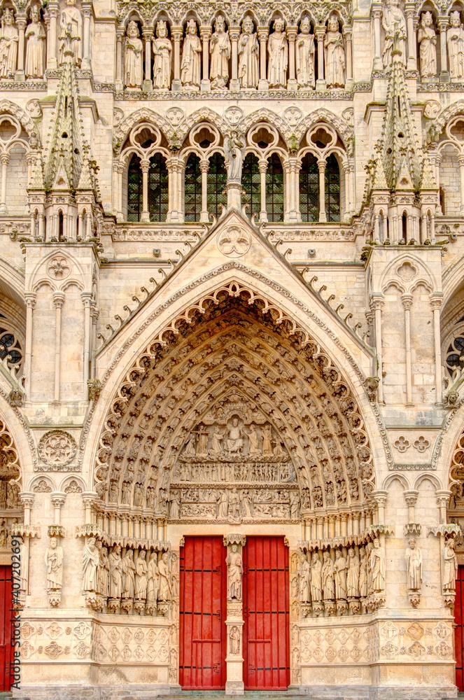 Amiens Cathedral, HDR Image Amiens Cathedral, HDR Image