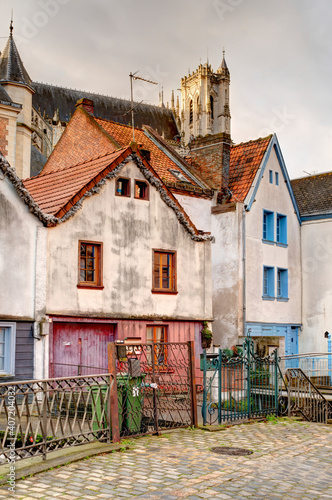 Amiens, Quartier St Leu, France photo