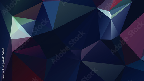 Abstract Color Polygon Background Design, Abstract Geometric Origami Style With Gradient. Presentation,Website, Backdrop, Cover,Banner,Pattern Template