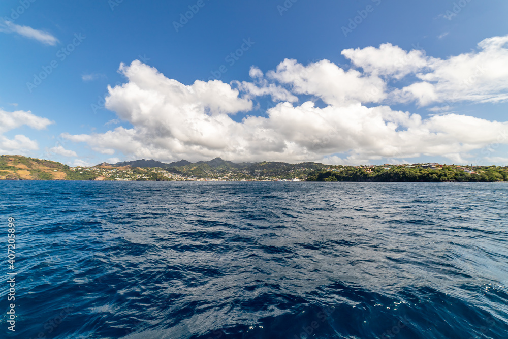 Saint Vincent and the Grenadines, Kingstown view Saint Vincent and the Grenadines, Kingstown view