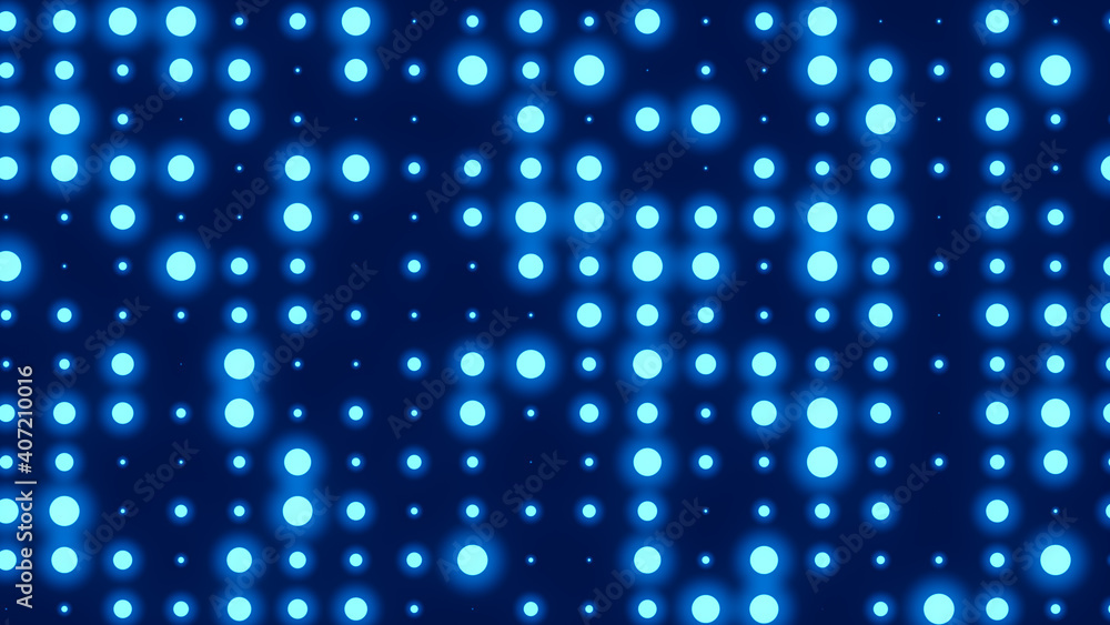 Dot white blue pattern screen led light gradient texture background. Abstract technology big data digital background. 3d rendering. Dot white blue pattern screen led light gradient texture background. Abstract technology big data digital background. 3d rendering.