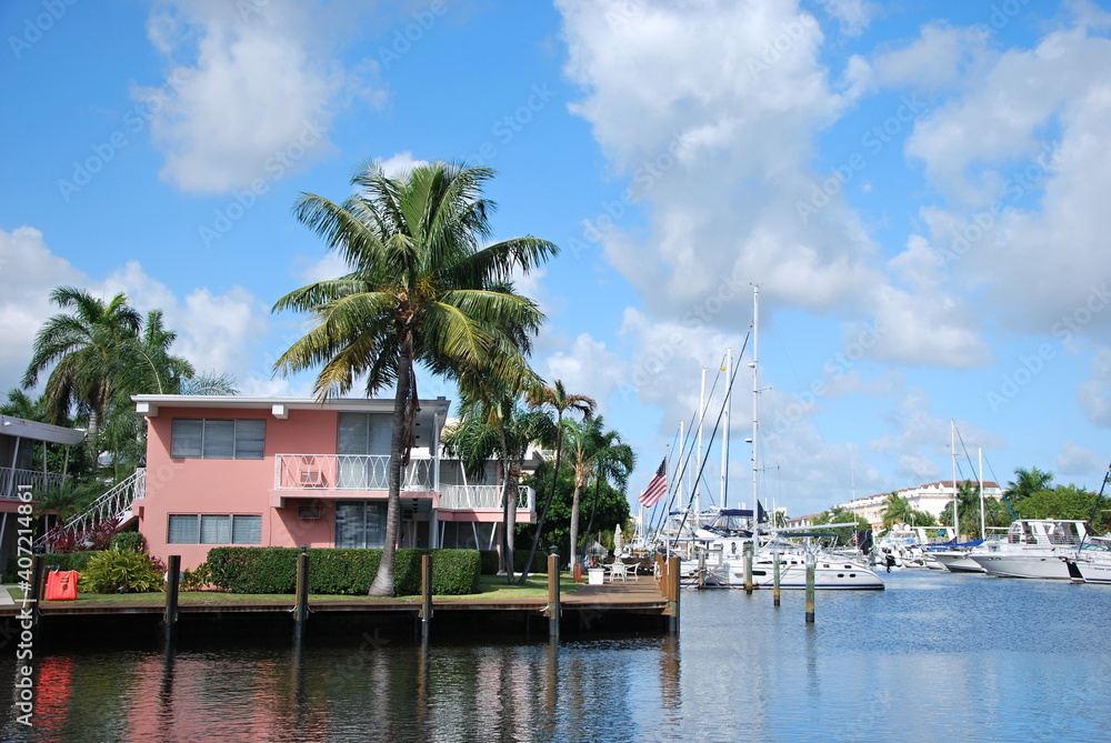 Marina in Fort Lauderdale am Atlantik, Florida