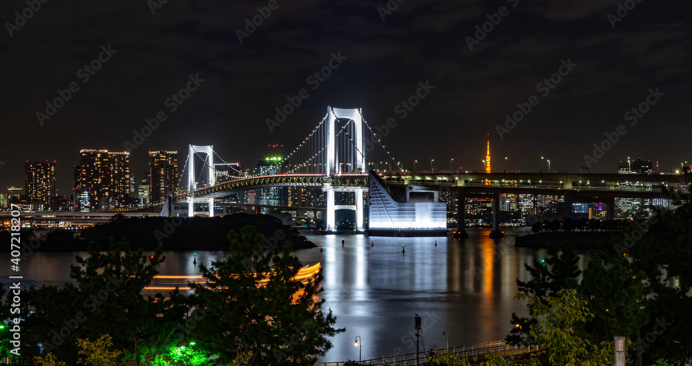Naklejka premium Tokyo Rainbow Bridge