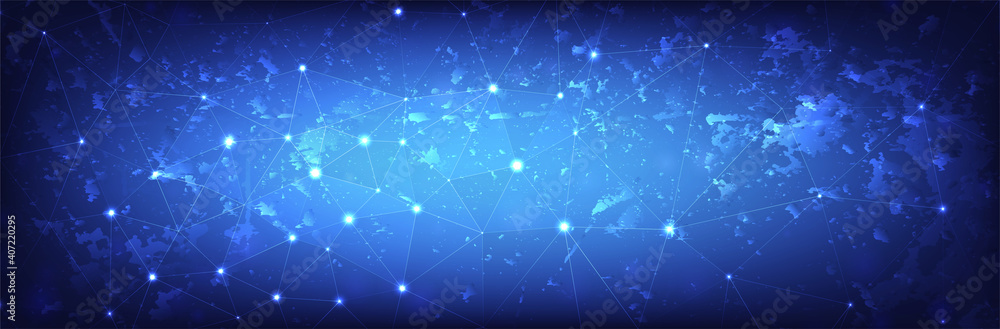 Blue abstract technology background. Triangle net pattern. Futuristic vector illustration Blue abstract technology background. Triangle net pattern. Futuristic vector illustration
