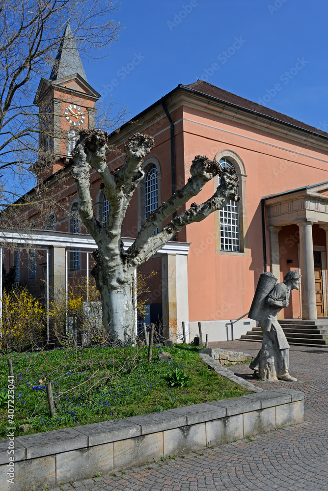 Fototapeta premium Ludwigskirche in Bad Dürkheim