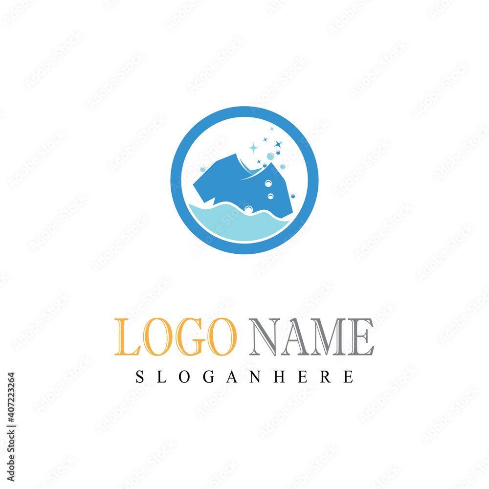 Laundry Logo Template vector symbol Laundry Logo Template vector symbol