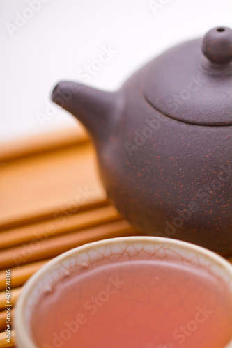 Wallpaper Mural Iron teapot and tea, close-up Torontodigital.ca