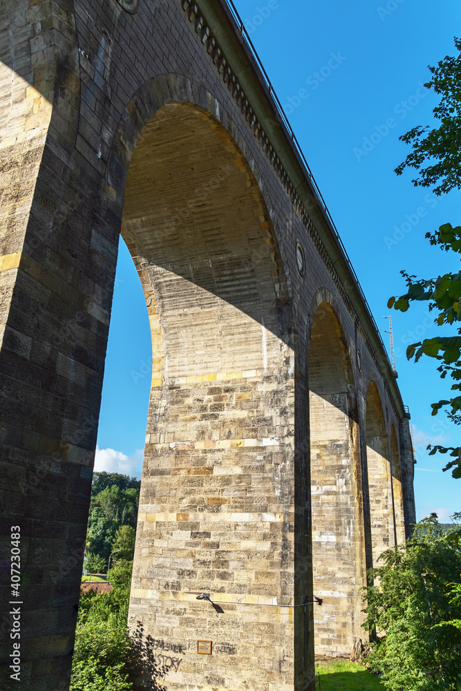 Fototapeta premium Altenbekener Viadukt (Bekeviadukt) in Altenbeken, Nodrhein-Westfalen