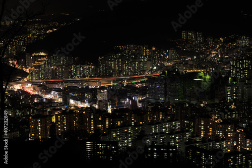 night view of the city © 창근 최