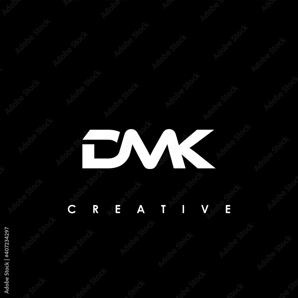 DMK Letter Initial Logo Design Template Vector Illustration	
