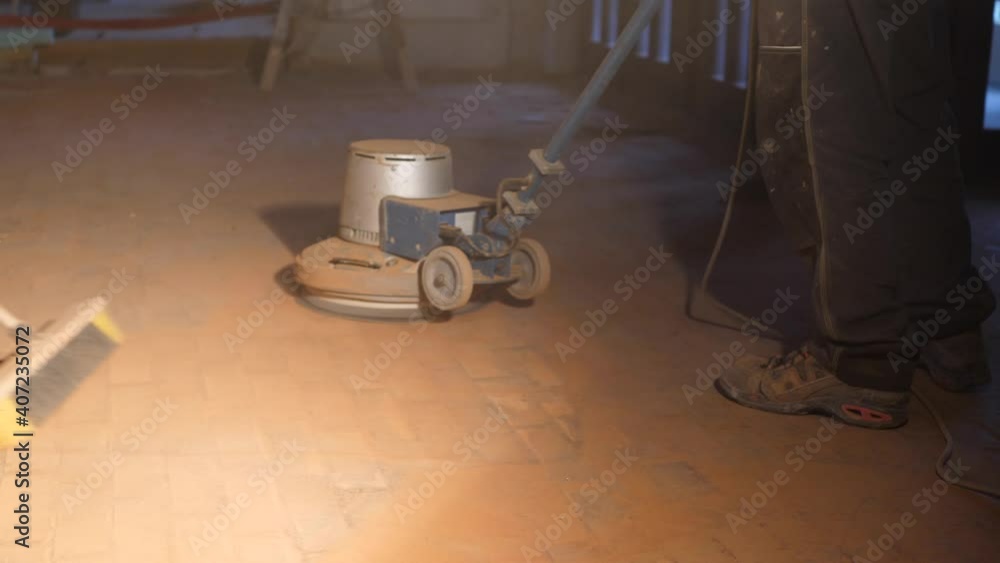 sander machine grinding floor in dust sander machine grinding floor in dust