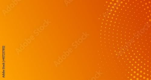 minimal orange gradient background with halftone, abstract creative digital background, modern landing page concept vector.