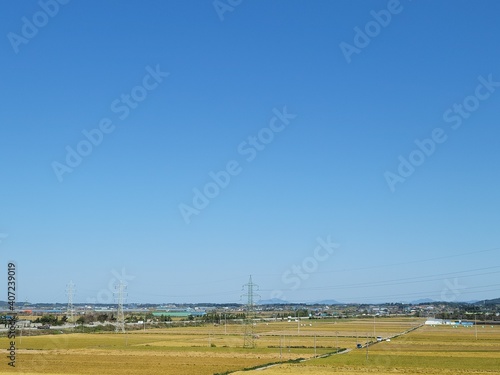 Gimje Plain, Jeollabuk-do, Korea photo