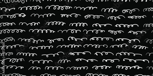 Abstract scribble Hand drawn scrawl sketch Chaos doodle seamless pattern