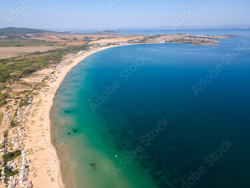 Aerial view of Gradina (Garden) Beach, Bulgaria