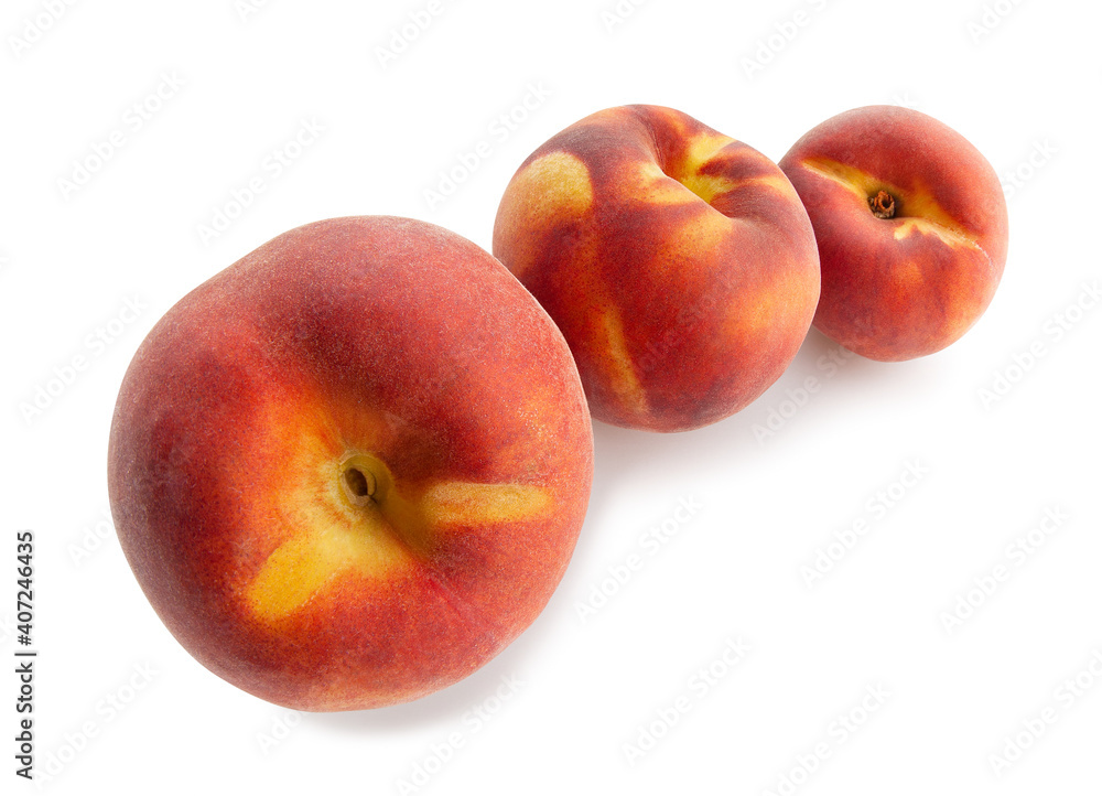 peach path isolated on white peach path isolated on white