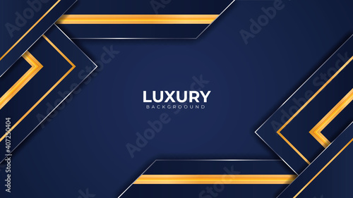 New Luxury Background Modern Lighting and abstract gold color Design