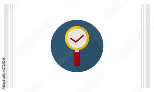 Free Download Search flat icon vector template, Technology design icon concepts, Creative design - GFXLoad