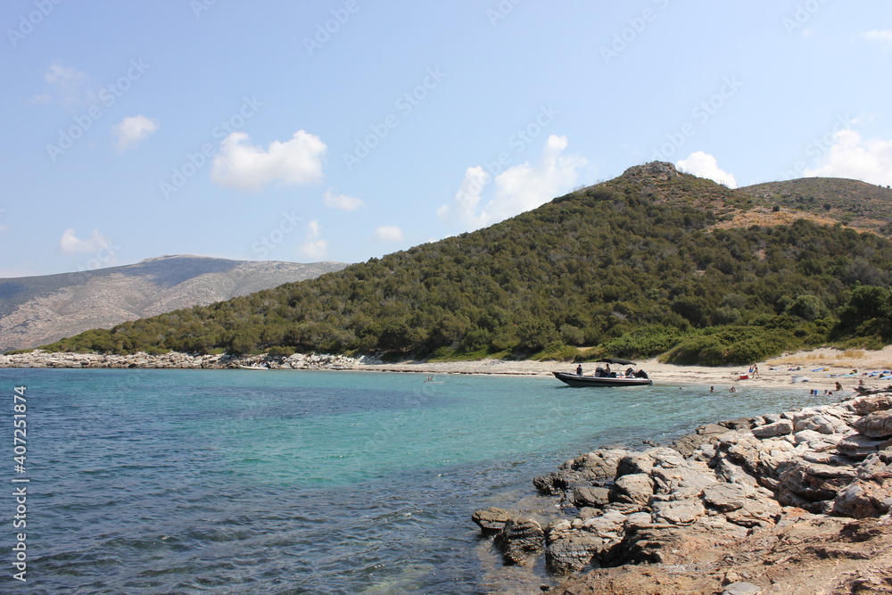 Île vierge Grèce