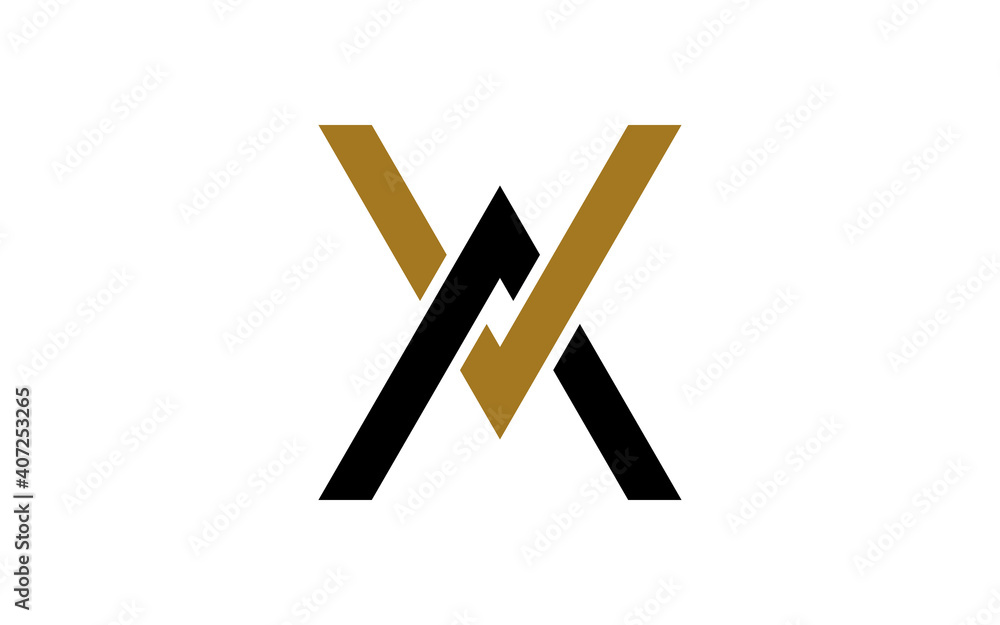 Illustration vector graphic of letter AV icon logo template design Illustration vector graphic of letter AV icon logo template design