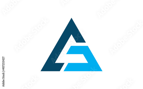Illustration vector graphic of letter CG icon logo template design