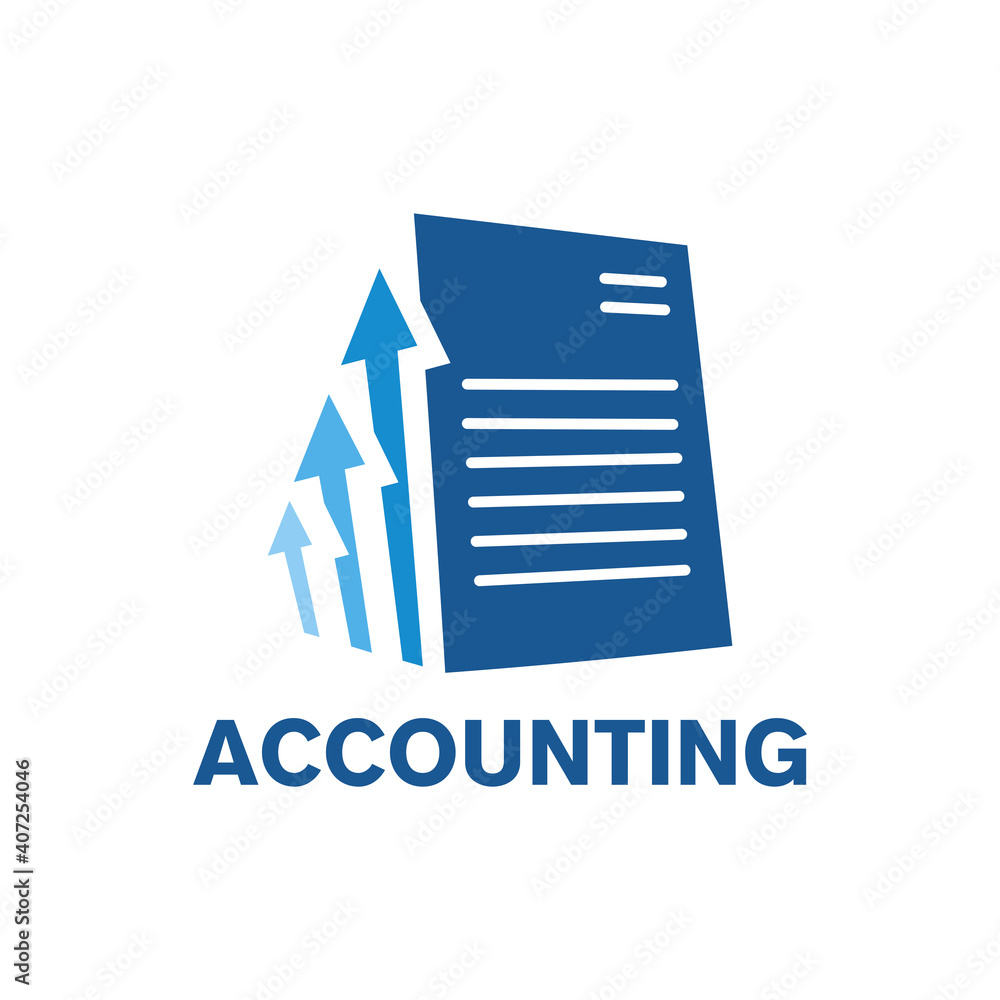 Vector logo of an accounting company, finance Vector logo of an accounting company, finance