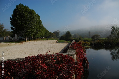 river bank of the Meuse; France;  Goncourt photo