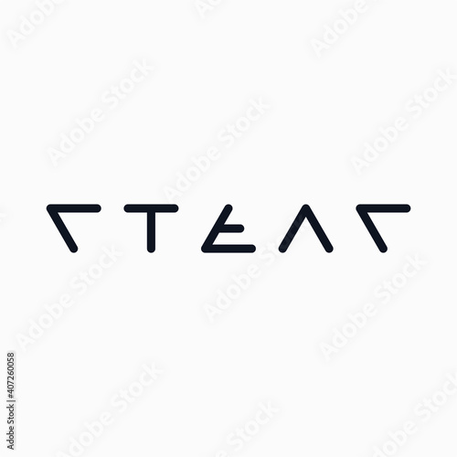 Logo from the word "Stealth" in Cyrillic