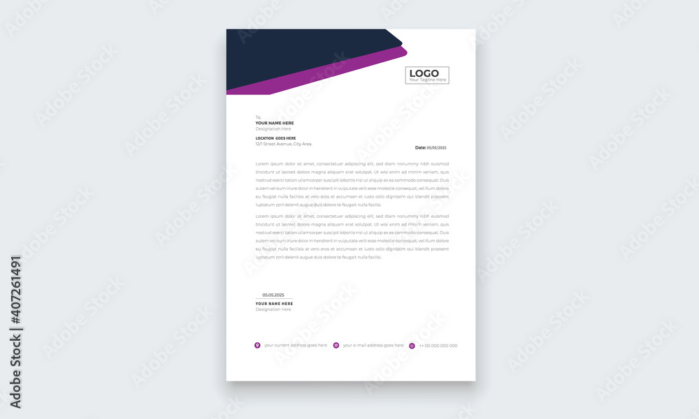 Simple creative modern letter head templates for your project design, Vector illustration. Simple creative modern letter head templates for your project design, Vector illustration.
